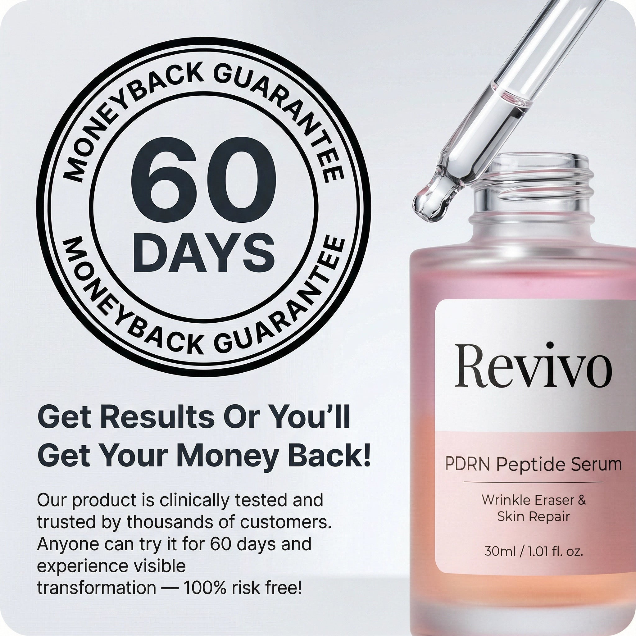 Revivo Wrinkle Eraser PDRN Peptide Serum